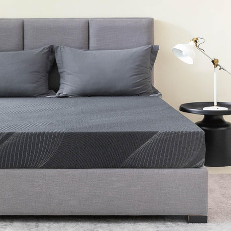 Dyonery 6 inch Full Mattress Charcoal Memory Foam Mattress in a Box, CertiPUR-US Certified Fiberglass Free, Cooling Gel Double Mattress, Made in USA, 75" × 54" × 6", Medium Dyonery