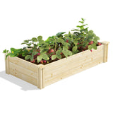 Greenes Fence Original Pine Raised Garden Bed, 2' x 4' x 10.5" - Made in USA with American Pine Greenes Fence
