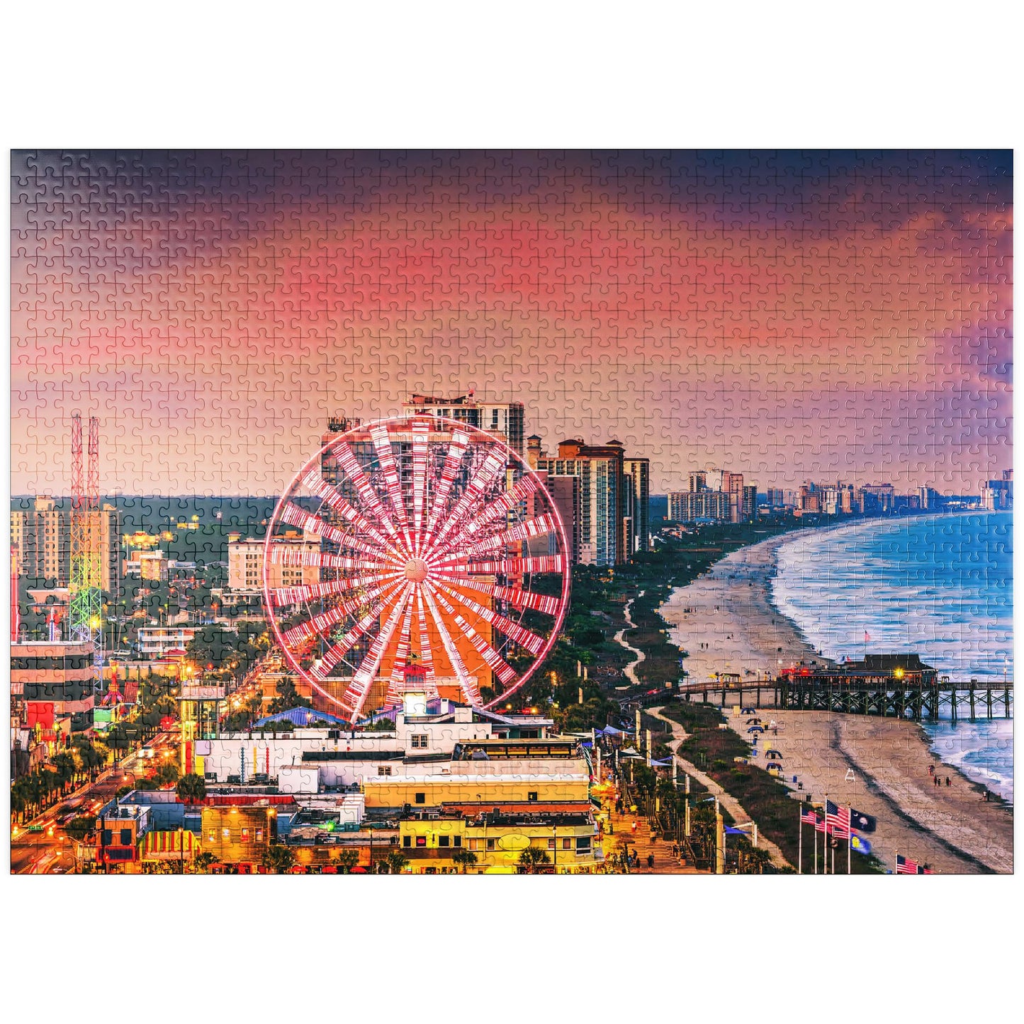 MyPuzzle Myrtle Beach, South Carolina, USA - Premium 1000 Piece Jigsaw Puzzle for Adults