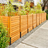 Nrspp Heavy Duty Steel Fence Post Repair Stakes, 2 Pcs Fence Post Anchor Single Ground Spike for Repair Tilted/Broken Wood Fence Post Black Nrspp