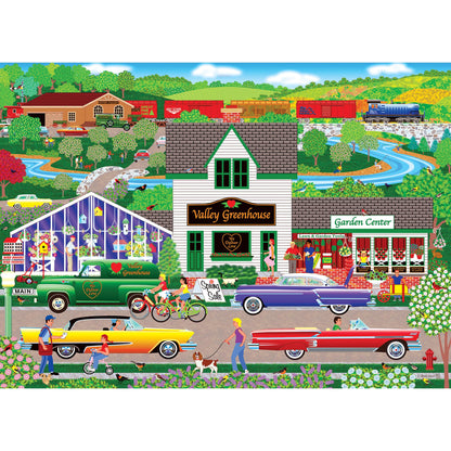 RoseArt Home Country - Flowers from The Valley - 1000 Piece Jigsaw Puzzle