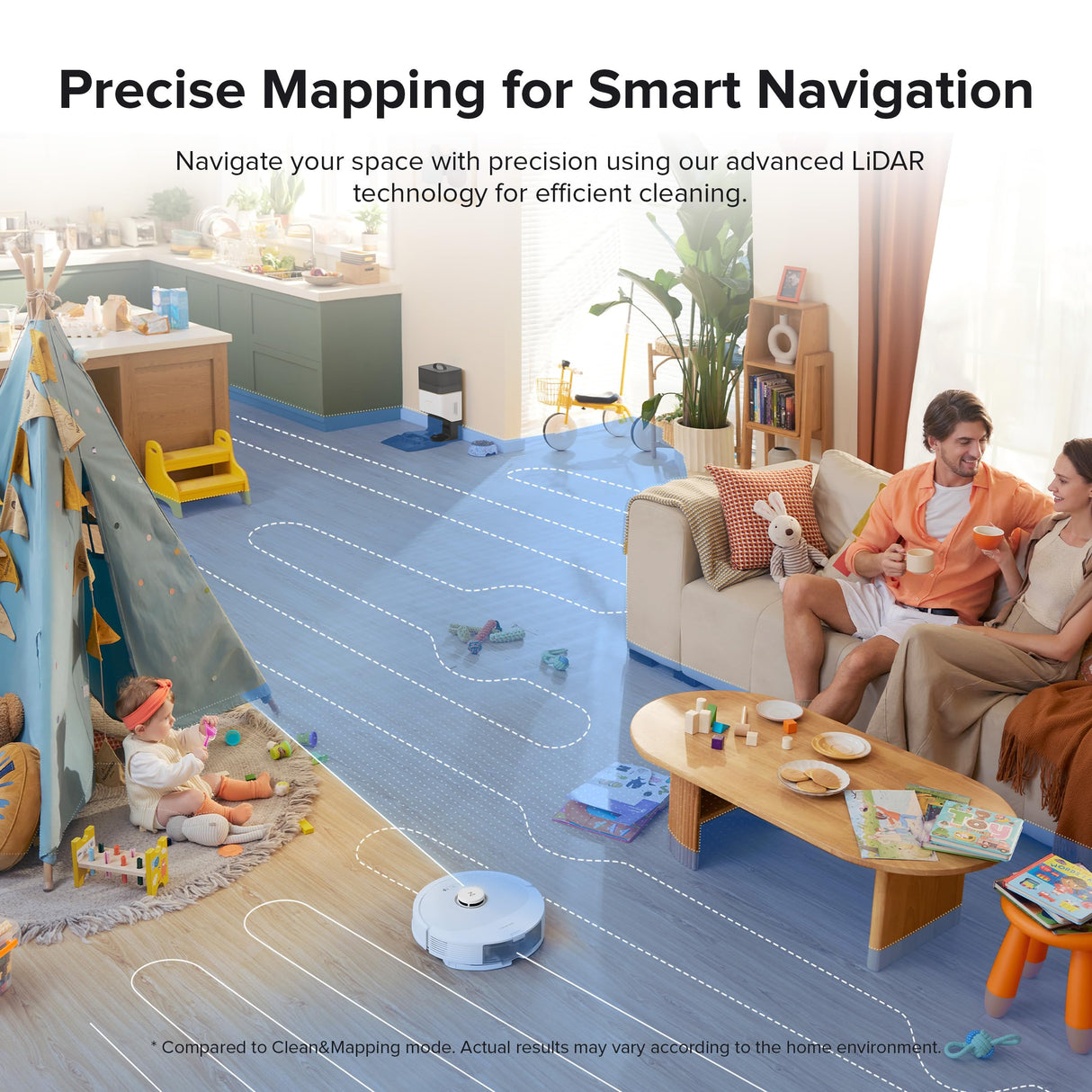 roborock Q8 Max+ Robot Vacuum and Mop, Self-Emptying, Hands-Free Cleaning for up to 7 Weeks, Reactive Tech Obstacle Avoidance, 5500 Pa Suction, DuoRoller Brush, APP-Controlled Mopping, White roborock