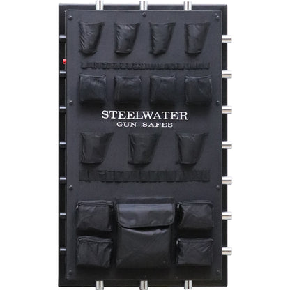 STEELWATER GUN SAFES New Improved Heavy Duty E.M.P Proof, 39 Long Gun, 60 MInute Fire Protection, Auto LED LIghts, Dehumidifier, Door Organizer, Interior Outlet, for Rifles and more. AMLD593924-EMP