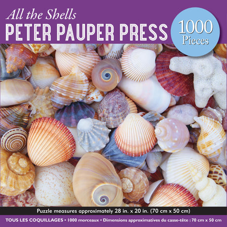 All the Shells 1000-Piece Jigsaw Puzzle PETER PAUPER PRESS