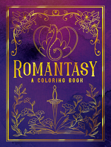 Romantasy: A Coloring Book (Dover Adult Coloring Books) WoodArtSupply