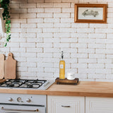 Farmhouse Wood Tray Rustic Wooden Pedestal 9 * 4 * 1.5 inches Decorative Wood Riser for Farmhouse Kitchen Counter Bathroom Room Decor (Dark Brown) Liswit