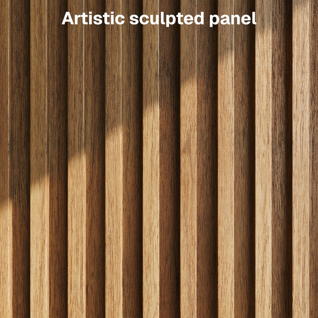 BELLEZE 65 Inch Fluted TV Stand, Mid Century Modern Entertainment Center with Storage Cabinets & Open Shelves, Media Console TV Cabinet with Adjustable Shelves for Living Room, Caramel Brown BELLEZE