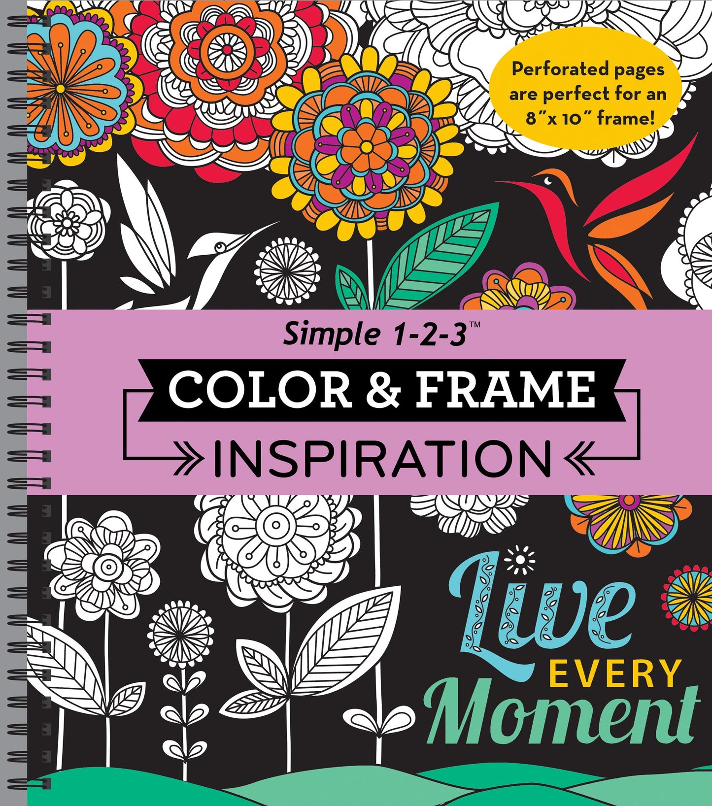 Color & Frame - Inspiration (Adult Coloring Book)