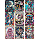 GOUOYANA Skull Diamond Art Kits for Adults - 9pcs, Tarot Card Diamond Painting for Beginners, DIY Full Rhinestone 5D Gothic Diamond Painting Kits (Gemstone Craft), Home Wall Decoration (12x16 inch) GOUOYANA