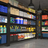 Howzone 60" W Garage Shelving Heavy Duty Metal Shelving 3000LBS Storage Shelves Adjustable 5 Tier Metal Shelves for Storage Industrial Shelves for Garage, Warehouse, 24.2" D x 60'' W x 72'' H Howzone