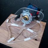 WOOD GRAIN JUNKIE TrimFit Pro DUAL GRIP Router Base Plate, Pre-Drilled for Bosch Colt 18V Cordless Compact Router GKF18V-25 Wood Grain Junkie