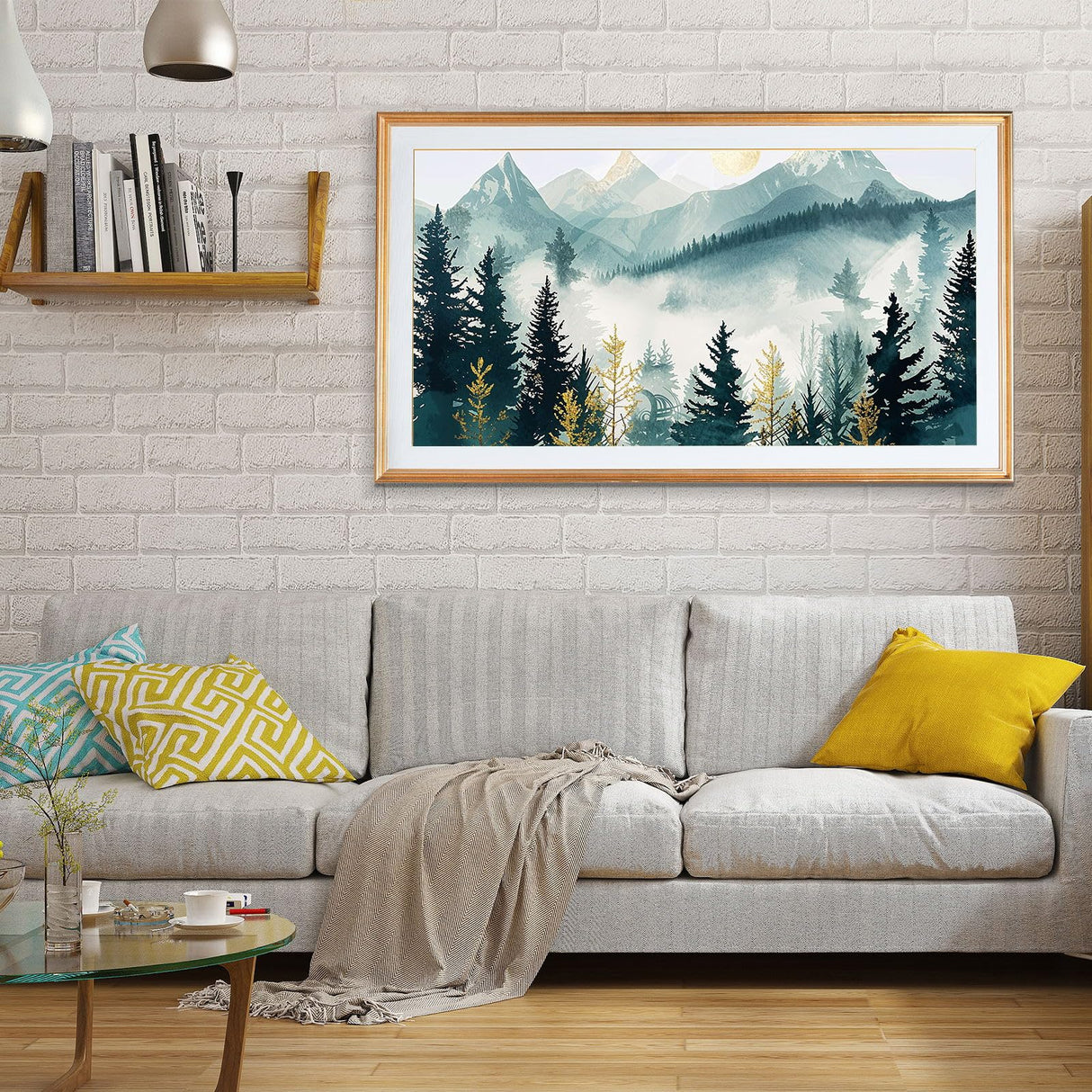 JOOZ Mountain Diamond Painting Kits for Adults 5D Large Landscape Diamond Art Kits for Adults Full Drill Forest Diamond Art Painting Kits Gem Art Kits for Wall Decor 27.5x15.7Inch JOOZ