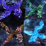 LET'S RESIN Gemstone Resin Molds - Crystal Winged Dragon Silicone Molds for 3D Flying Dragon Toys, Home Decor & Gifts LET'S RESIN