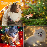 Ollny Christmas Lights 1000 LED 330 FT, IP67 Waterproof Plug in Christmas Tree Lights with Remote, 8 Modes, 3 Timers, Dimmable, House Xmas Indoor Decorations Outdoor Christmas Lights (Warm White) Ollny