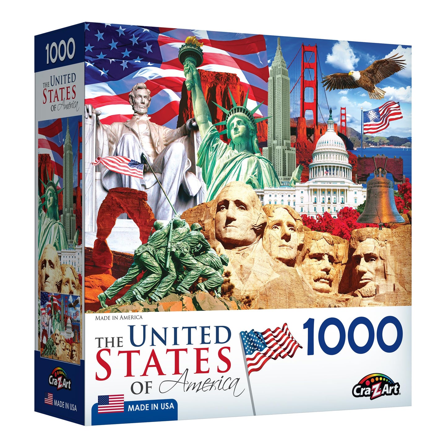 RoseArt - USA - Home of The Free - 1000 Piece Jigsaw Puzzle for Adults