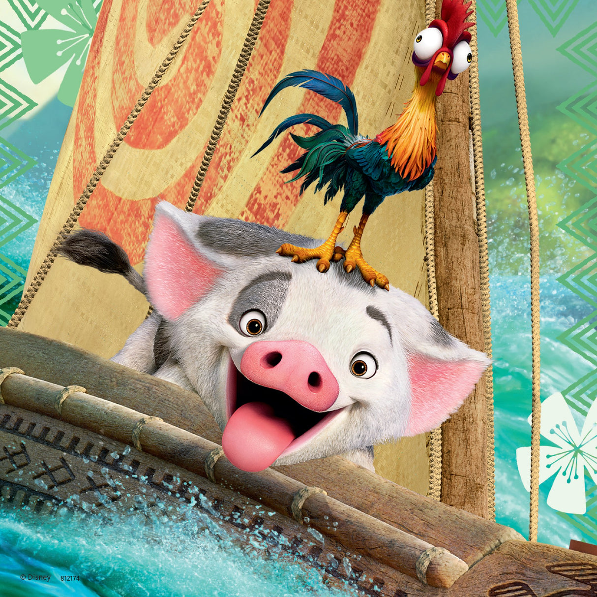 Ravensburger Disney Moana Voyage Jigsaw Puzzle for Kids | 49 Unique Pieces | Precision-Crafted Educational and Fun | Ideal for Age 3+ Ravensburger