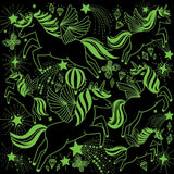 Mudpuppy Unicorns Illuminated 300 Piece Glow in The Dark Family Puzzle, Glow in The Dark Pieces, Whimsical Illustrations; Hours of Challenging Puzzle Fun, 7+ Mudpuppy