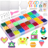 Eenua Non-Iron Fuse Beads Kit 3220 Pcs Beads in 32 Colors Unlimited Creativity Starter Kit Eenua
