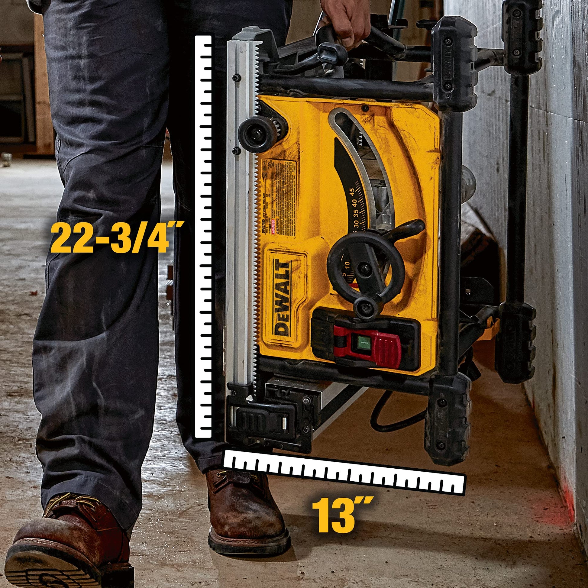 Dewalt DWE7485R 120V 15 Amp Compact 8-1/4 in. Corded Jobsite Table Saw (Renewed) - WoodArtSupply