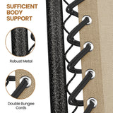 Yaheetech Zero Gravity Recliners Outdoor Adjustable Folding Reclining Lounge Chairs w/Pillows, Cup Holder Trays and Carry Strap for Patio Backyard Beach Beige Set of 2 Yaheetech