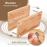 FUXAFU 50 Pcs Book Binding Kits, 13"x7.9" Inch Wooden Book Press，Books Binding Materials, with Bone Folder, Awl, Needles for DIY Bookbinding, BookRepair, Handmade Crafts FUXAFU