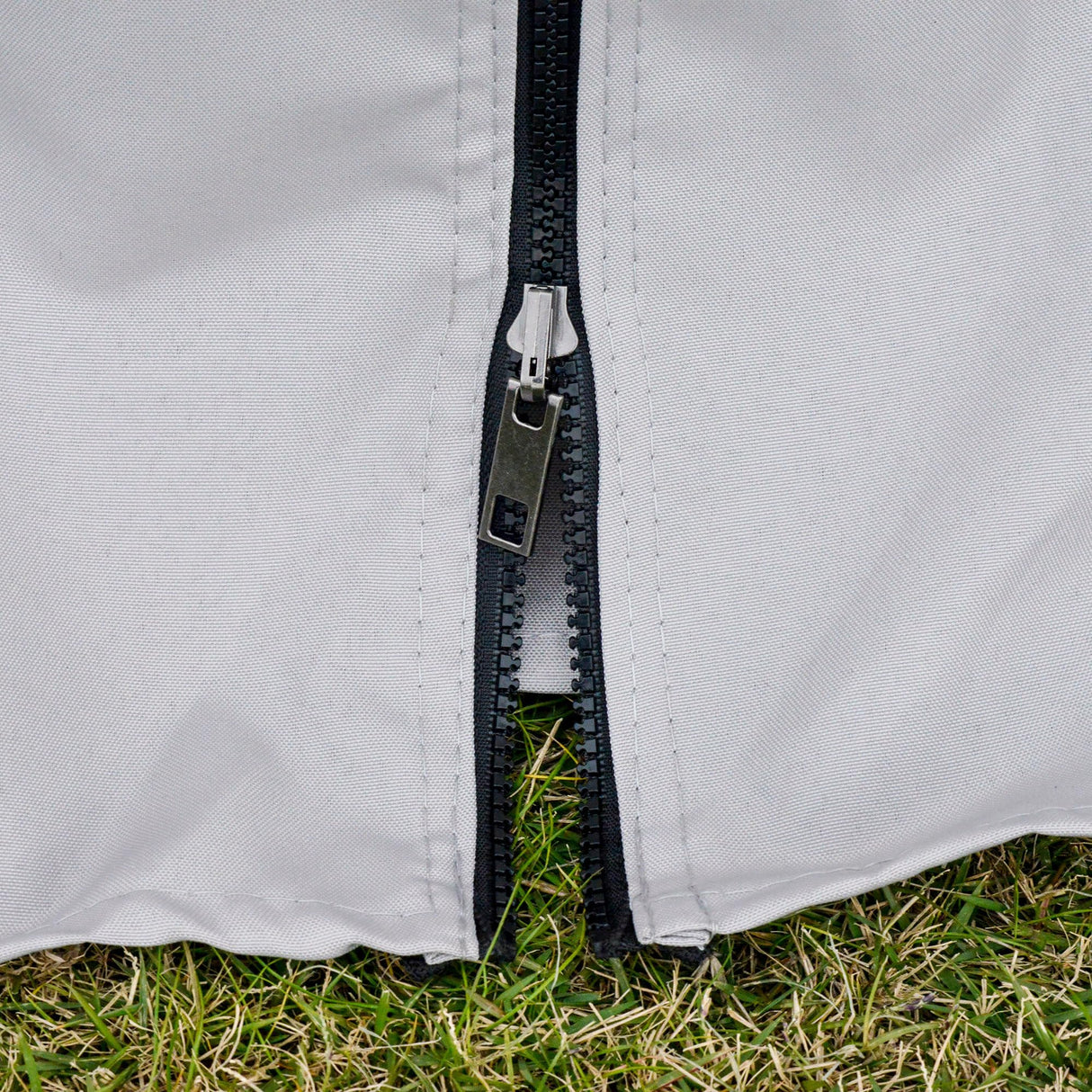 Outsunny 10' x 13' Patio Gazebo, Outdoor Gazebo Canopy Shelter with Netting and Curtains, Aluminum Frame for Garden, Lawn, Backyard and Deck, Light Gray Outsunny