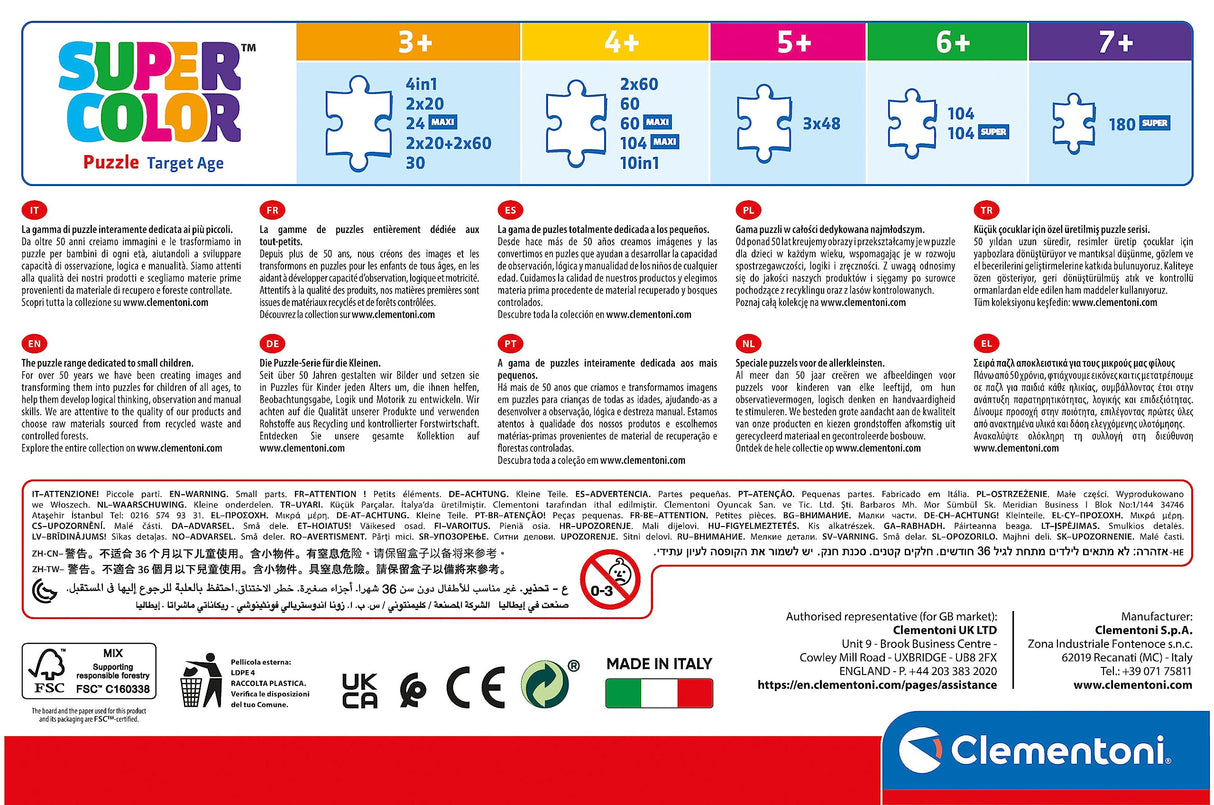 Clementoni 61885 61885-Jigsaw Harry Potter-104 Pieces, Jigsaw Puzzle for Children, Multi-Colour Clementoni
