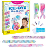 Creativity for Kids Ice Dye Headbands Craft Kit - Create 5 DIY Tie Dye Headbands, Arts and Craft Tie Dye Kit, Gifts for Kids Age 7, 8-12+ Creativity for Kids