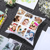 Tatuo 20 Sublimation Pillow Covers Blank Polyester Throw Pillow Covers 17.7 x 17.7 Inch Heat Transfer Pillow Covers with Zipper for Sublimation Printing Couch No Pillow Insert Tatuo