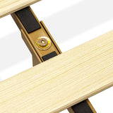 Elegant Oak Full Size Platform Bed Frame by East West Furniture East West Furniture