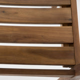 Christopher Knight Home Stamford Outdoor Acacia Wood Dining Chairs, 2-Pcs Set, Teak Finish Christopher Knight Home