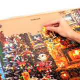 Lavievert Wooden Jigsaw Puzzles 1000 Piece Christmas Puzzles for Adults and Kids - Fireplace, Christmas Tree, Stockings LAVIEVERT