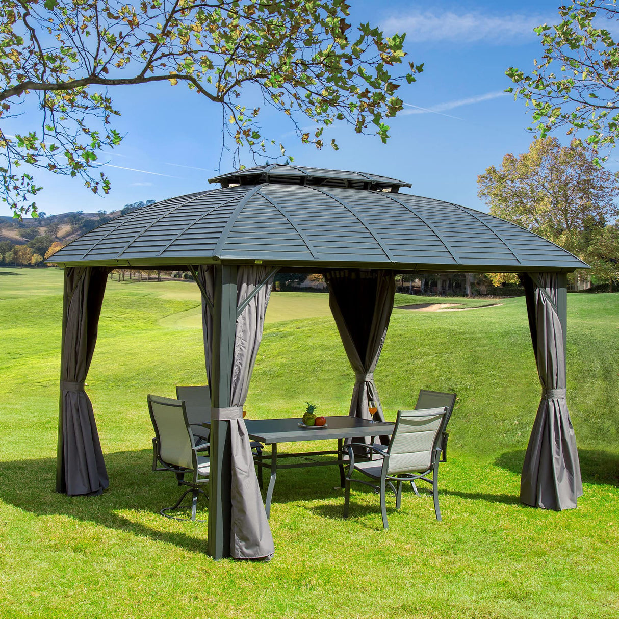 Domi Outdoor Living Hardtop Gazebo Replacement Accessories domi outdoor living