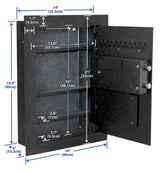 Viking Security Safe VS-52BLX Heavy Duty Hidden in Wall Safe Biometric Safe Fingerprint Safe Viking Security Safe