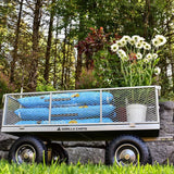 Gorilla Carts Steel Utility Cart, Tow Behind Yard and Garden Wagon, 1,000 Lb Gorilla Carts
