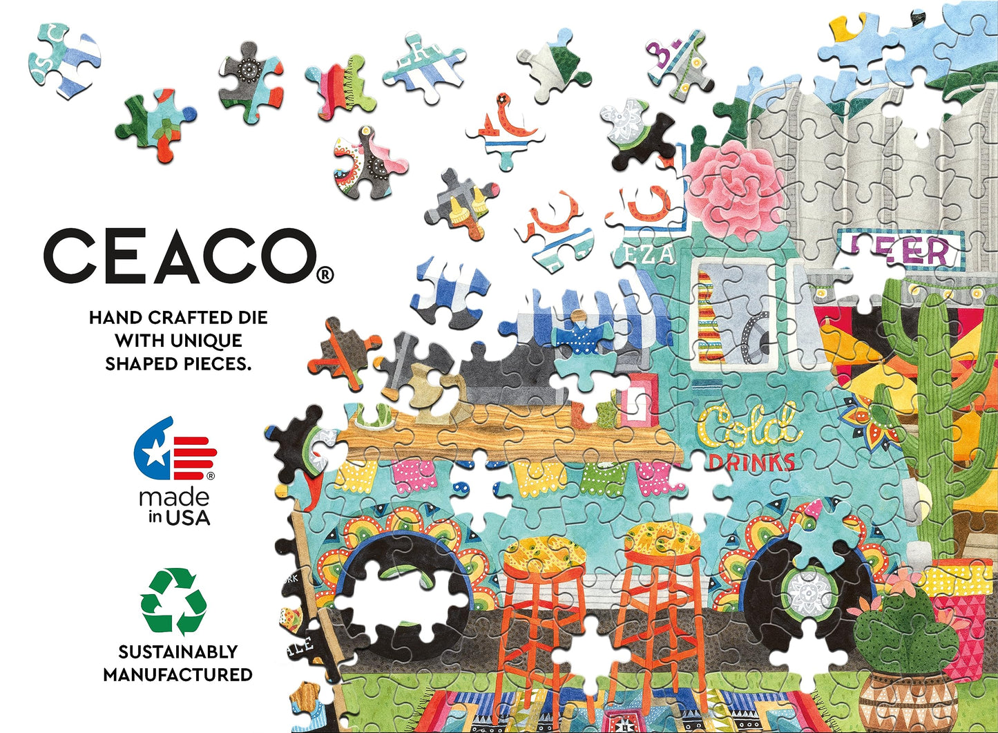 Ceaco - Food Trucks - Taco Truck - 500 Piece Jigsaw Puzzle