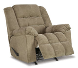 Signature Design by Ashley Kegler Contemporary Tufted Manual Rocker Recliner, Light Brown Signature Design by Ashley