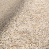 nuLOOM 7'6" x 9'6" Elfriede Jute & Cotton Hand Woven Area Rug, Natural, Solid Rustic Farmhouse Style, Weaved Design, Natural Fiber, For Bedroom, Living Room, Dining Room, Hallway, Office, Entryway nuLOOM