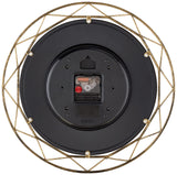 Bulova Clocks C4834 Luxfer Prism 14 Inch Frank Lloyd Wright Inspired Wall Clock Bulova