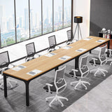 Tribesigns 6.5FT Conference Table, 78.7 Inche Rectangle Meeting Seminar Table, Large Business Tables for 6-8 People (Only Table) Tribesigns