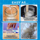 Thames & Kosmos Crystal Growing | STEM Experiment Kit | Grow Dozens of Dazzling, Colorful Crystals! | Learn about Crystallization & Conduct Classic Science Experiments | Make Crystal Geodes | Ages 10+ Thames & Kosmos