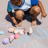 Melissa & Doug Ice Cream & Cake Chalk Set Arts And Crafts For Kids, Sidewalk Chalk For Kids Ages 3+ Melissa & Doug