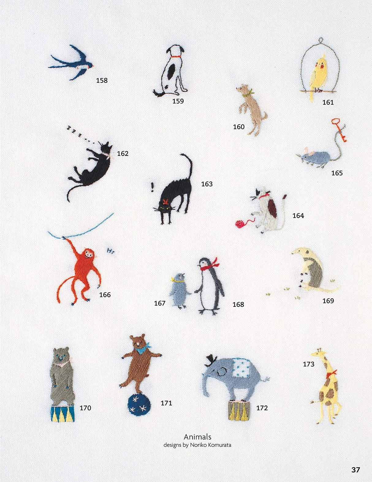 500 Simply Charming Designs for Embroidery: Easy-to-Stitch Monograms and Motifs (Design Originals) Patterns for the Home, Holidays, Food, Animals, and Borders, with Stitch Guide and Gallery Design Originals