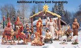 Three Wise Men with Sitting Camel - Christmas Outdoor Nativity Set, Sturdy 22 Gauge Flat Coated Metal, Colorful High Res Printing, Tall 51" THREE KINGS GIFTS THE ORIGINAL GIFTS OF CHRISTMAS