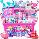 Original Stationery Unicorn Slime Kit for Girls 7 & Up – Create Amazing Glow in The Dark Slime for Kids, Kit Girl Unicorn Stationery Toy Glow Dark. Original Stationery