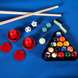 Lancaster 3 in 1 Pool Billiard, Slide Hockey, Foosball Arcade Table (Open Box) Lancaster Gaming Company