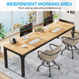 Tribesigns 78.7 Inches Extra Long Computer Desk 2 Person Desk, Double Long Desk, Workstaion for Home Office Tribesigns