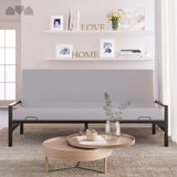 Milliard Metal Futon Frame – Space-Saving Modern Futon Frame Full Size - 2 in 1 Design Perfect for Modern Living Spaces (Black) Milliard