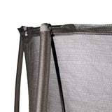 JumpKing 14 Foot Round Trampoline and Enclosure System with Galvanized Steel Frames and 200 Pound Capacity for Kids and Adults, Black/Lime Green JumpKing