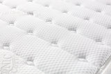 HomeLife Oliver Smith 14-Inch California King Mattress - Plush Euro Pillow Top, Organic Cotton Cover, Cooling Memory Foam & Pocketed Coils, Green Foam Certified, Medium Plush White HomeLife